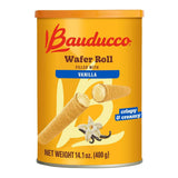 Bauducco Vanilla Wafer Rolls - Thoughtful Birthday Gift for Mom and Women Who Love Coffee Pairing Treats, 14.1 oz