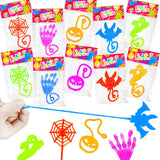Halloween Sticky Toy Gift Set – 28 PCS Non-Candy Party Favor Pack for Kids Birthday and Halloween Boo Basket Gifting