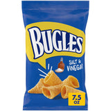Bugles Salt and Vinegar Corn Cone Snacks 7.5 oz – Playful Care Package Gift for College Students and Teens