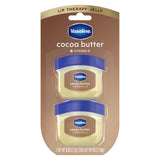 Vaseline Petroleum Jelly Lip Therapy Mini Tin Duo – Patio and Backyard Lip Moisturizer, Weather Protective