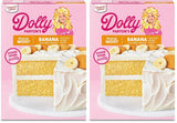 Duncan Hines Dolly Parton's Favorite Banana Flavored Cake Mix, 15.25 oz. – Time-Saving Baking Shortcut for Family Kitchens