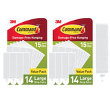 Command Large Picture Hanging Strips, White – Housewarming Gift for New Homeowners, Damage-Free Decor Essential