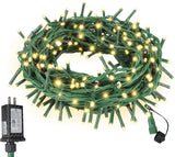 LukLoyok 200 LED String Lights – End-to-End Plug Patio Garden Lights, Linkable Up to 200 ft for Backyard