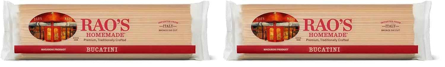 Rao's Homemade Bucatini Pasta, 16oz, Mindful Italian Cooking Ritual for a Calmer Home Kitchen Routine