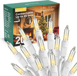 Minetom LED String Lights – Flameless Indoor Lighting, Shatterproof Bulbs Safe Around Kids and Pets