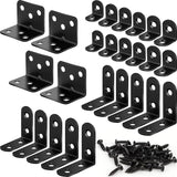 Clean Line Corner Bracket Kit for Uncluttered Floating Shelves and Intentional Living Room Walls