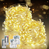 LumBliss Fairy Lights – Clean Design Bedroom Accent, 67Ft Neutral Warm White String Lights for Intentional Living Spaces