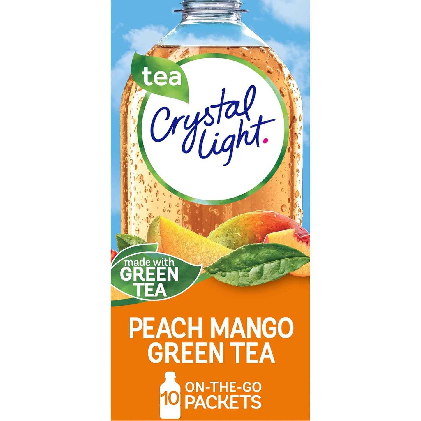 Crystal Light Peach Mango Green Tea Powdered Drink Mix – Clutter-Free Pantry Staple for a Clean, Intentional Kitchen
