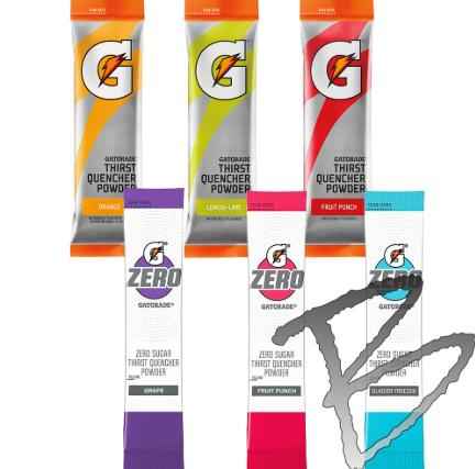 Gatorade Thirst Quencher Powder – Commute Bag Electrolyte Sticks for Focused Workdays, 10 Count Box