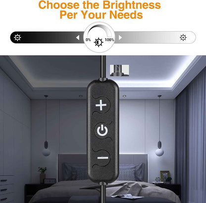 CT CAPETRONIX White LED Strip Light – Clean Modern Under Cabinet Lighting, Tool Free Adhesive Install for Clutter Free Interiors