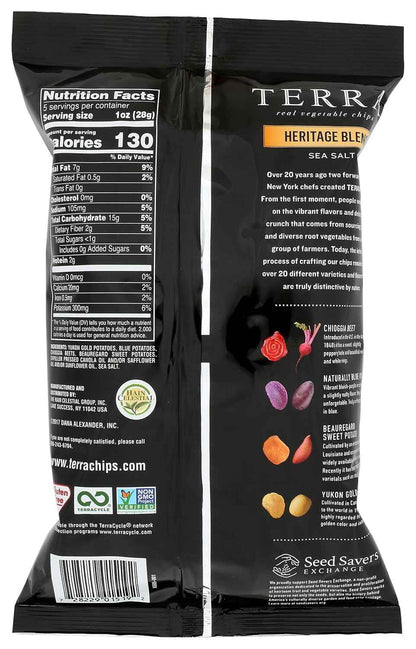 Terra Heritage Blend Chips – Portable Snack for Picnics and Hiking Adventures