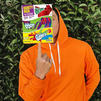 Fruit Roll-Ups, Fruit by the Foot & Gushers Variety Pack – Lunchbox Snack for School-Age Kids, 16 Individually Wrapped Pouches