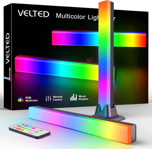 GiftBrand RGB Light Bar – Home Office Desk Ambience, USB Powered Bias Light for Long Work Sessions