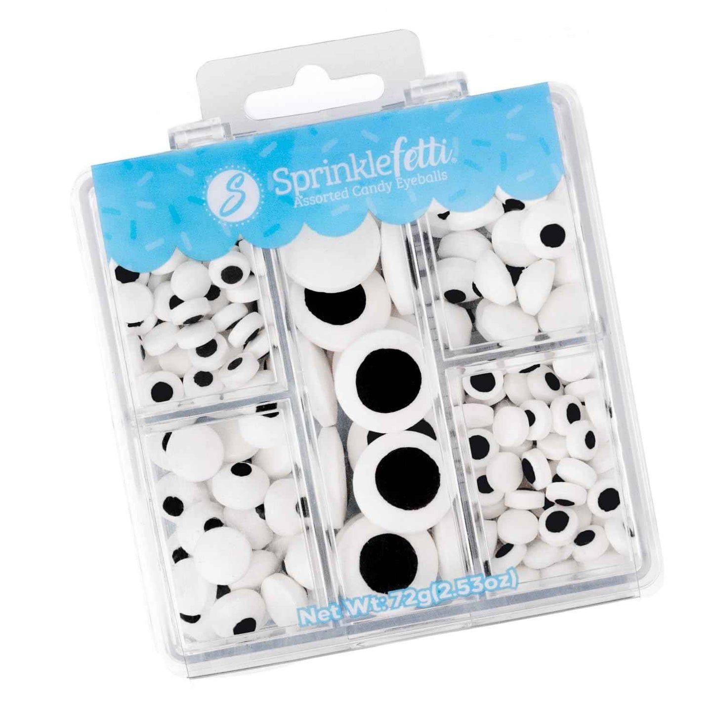 Sweets Indeed Halloween Eyeball Tacklebox – Portable Edible Candy Eyes for Outdoor Halloween Party Dessert Tables