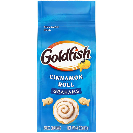 Goldfish Grahams Sweet Snacks for School Lunchboxes, 6.6 oz Resealable Bag
