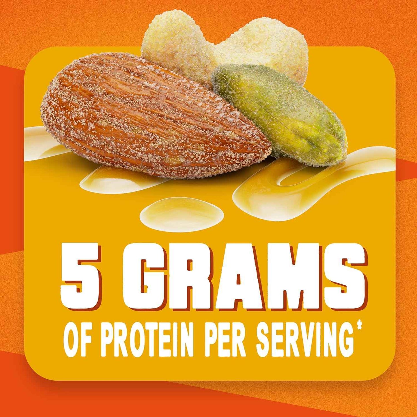 Blue Diamond Almonds Sweet Honey Roasted – Resealable Trail Snack for Backpacking and Road Trips