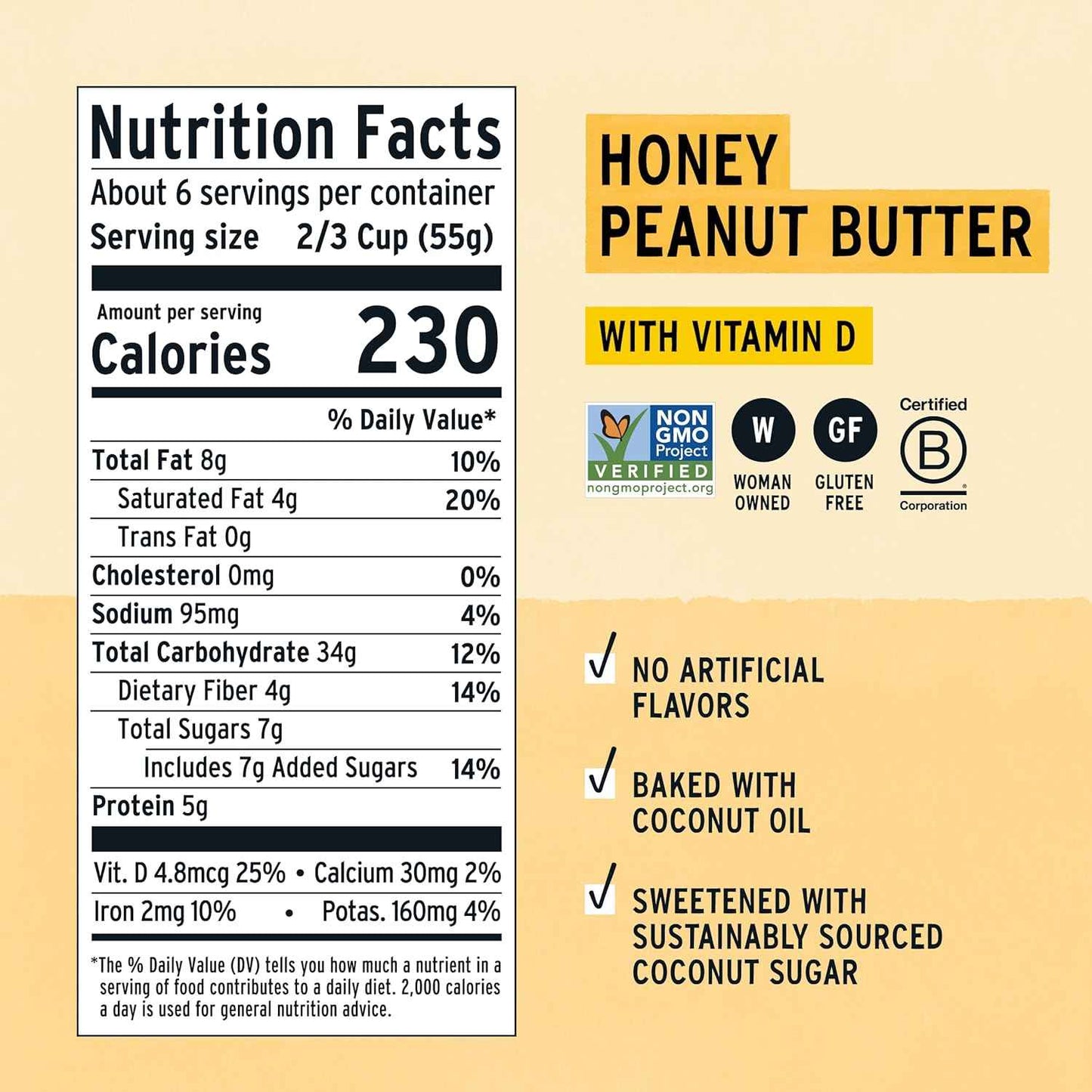 Purely Elizabeth Honey Peanut Butter Cereal – Clean-Label Breakfast Bowl for Health-Conscious Home Kitchens, 6g Fiber