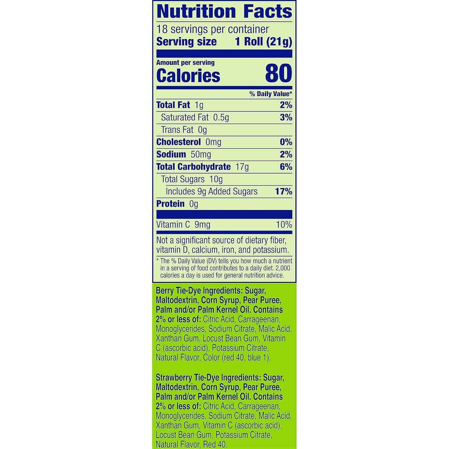 Fruit by the Foot Gluten Free Fruit Snacks – Cleaner-Label Pantry Snack with Vitamin C, 6 Pouch Variety Pack