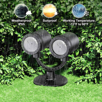 MuliVid Snowfall LED Projector – Stylish Indoor Home Decor for Holiday Season, Four Dynamic Patterns for Cozy Atmosphere