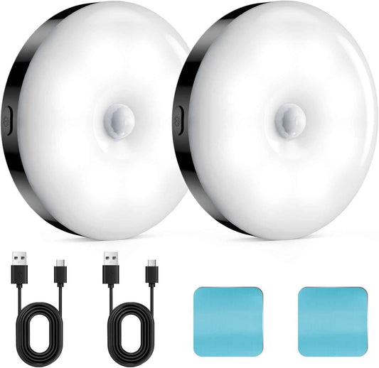 Briidea Glow Night Light – Child Safe Puck Light for Nursery and Kids Bedroom Hallway