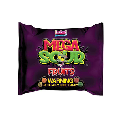 Barnetts Mega Sour Candy Fruits 200g – Fun Housewarming Present and Stocking Filler, Traditional Copper-Pan Sweets