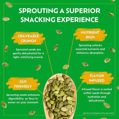 Go Raw Organic Sprouted Pumpkin & Sunflower Seeds – Mindful Keto Pantry Snack for Wellness Routines