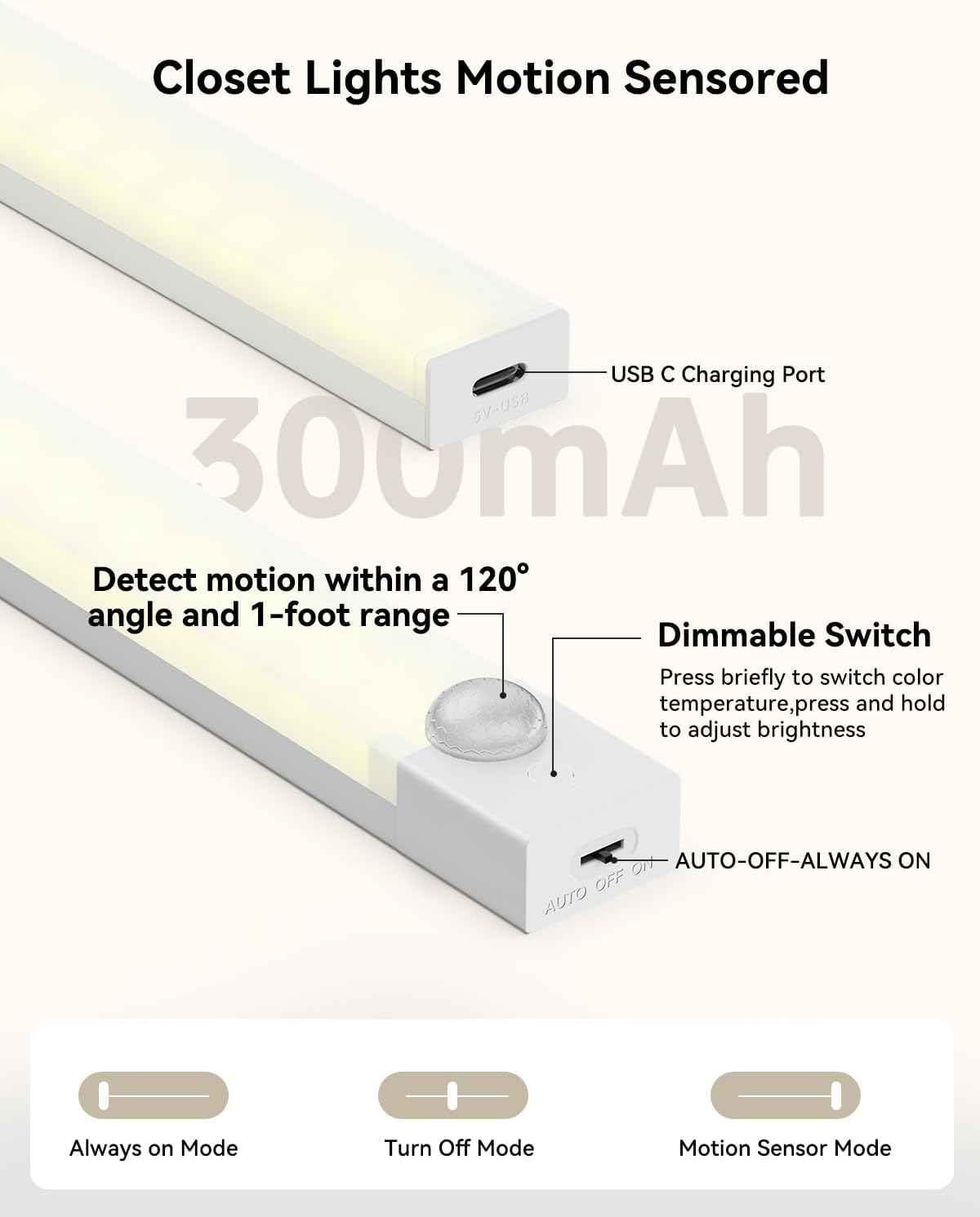LuminWick Motion Light Set – Thoughtful Housewarming Gift for New Homeowners, 3 Pack