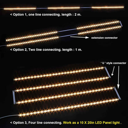 WOBANE Under Cabinet LED Lighting – Cool-to-Touch ETL Listed Light, Safer Around Kids & Pets