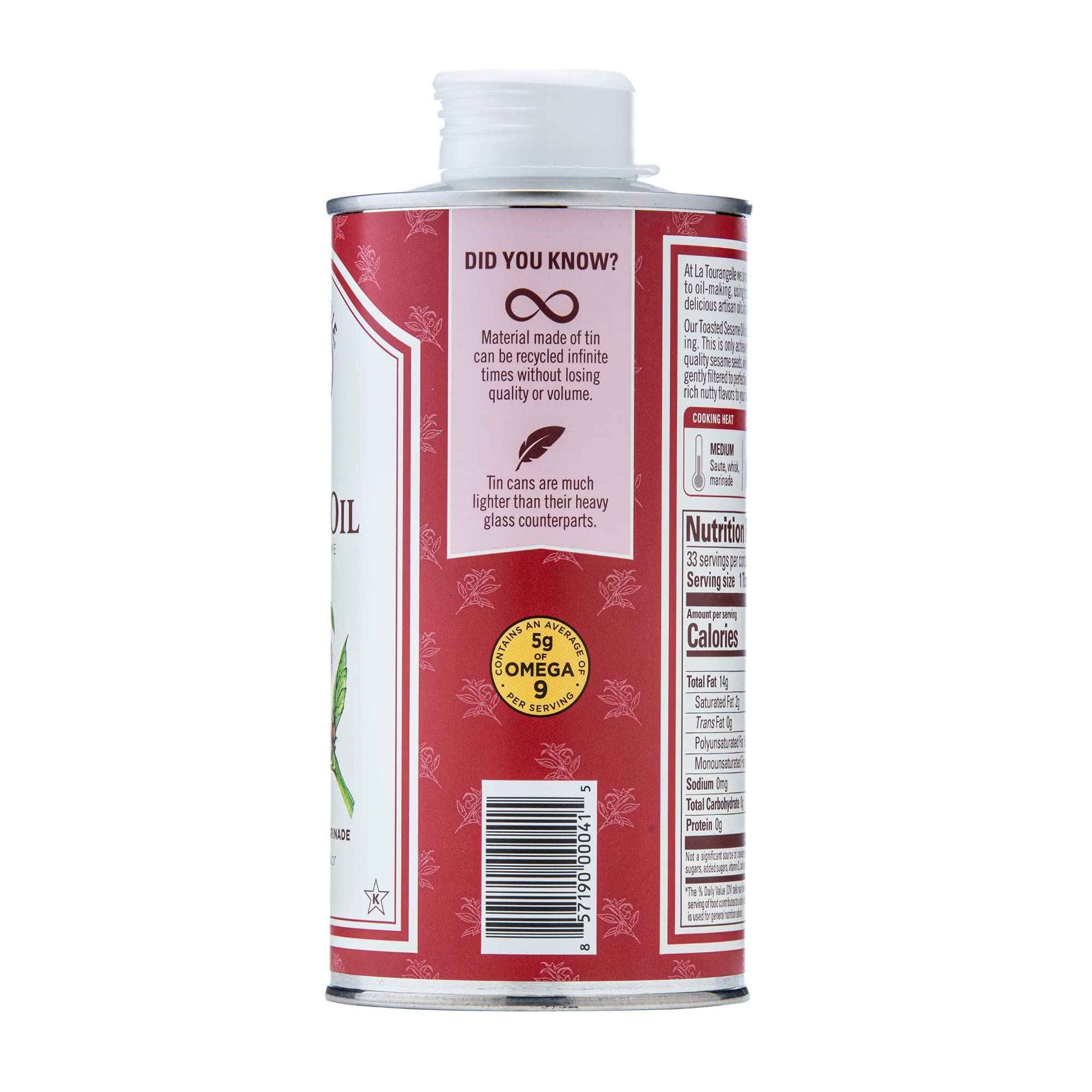 La Tourangelle Sesame Oil Spray – Speedy Pan Coating for Efficient Home Meal Prep
