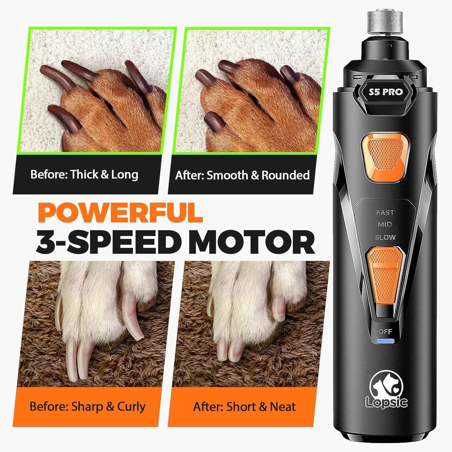 PawPerfect Nail Grinder – Thoughtful Gift for New Puppy Parents and Cat Owners