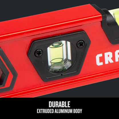 CRAFTSMAN 9-Inch Torpedo Level – One Compact Tool Replacing Three Separate Levels in a Clean Tool Drawer