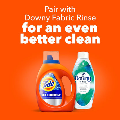 Tide Ultra Oxi Boost Liquid Laundry Detergent – Heavy Duty Detergent for Camping Towels and Outdoor Gear