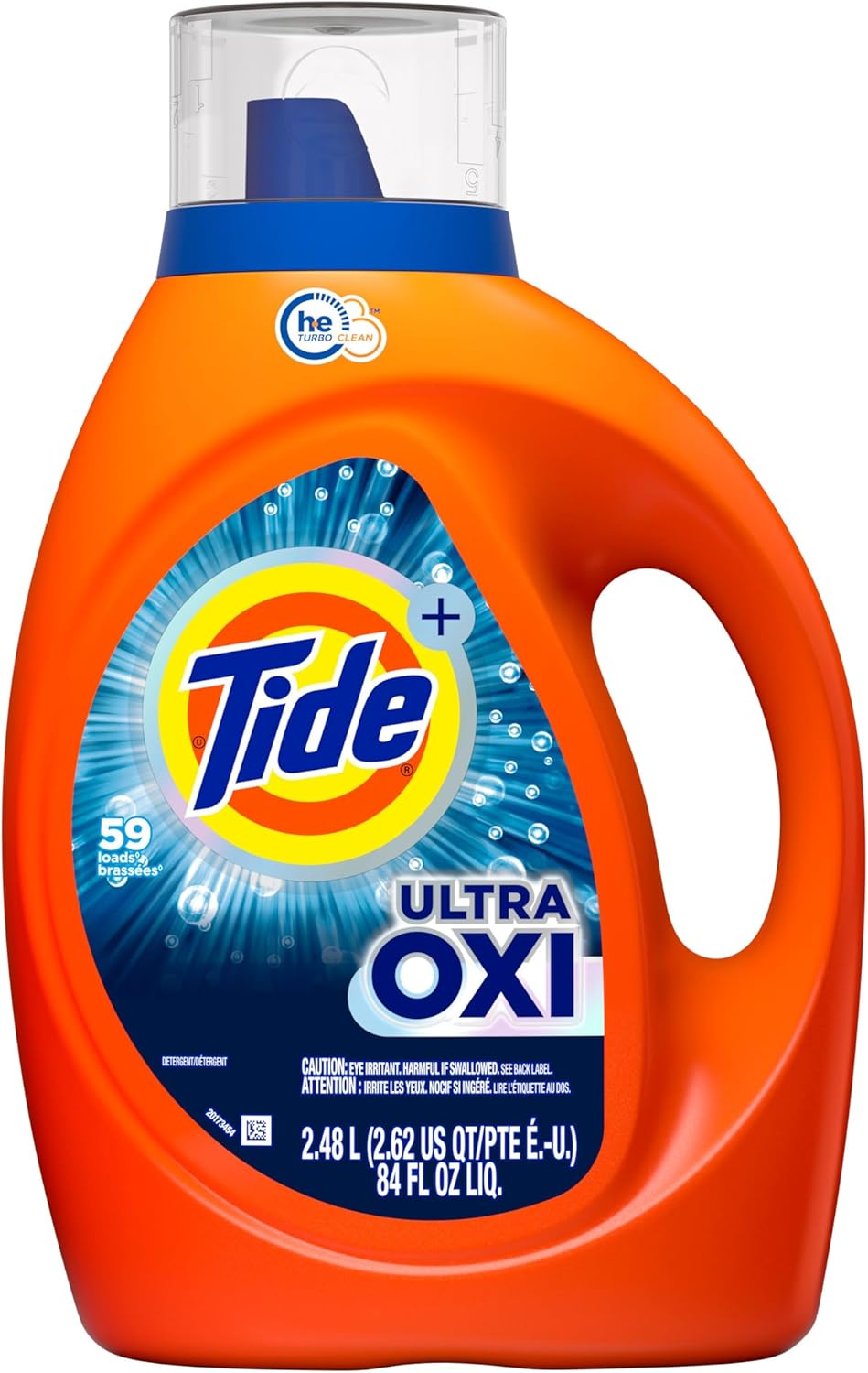 Tide Ultra Oxi Boost Liquid Laundry Detergent – Heavy Duty Detergent for Camping Towels and Outdoor Gear