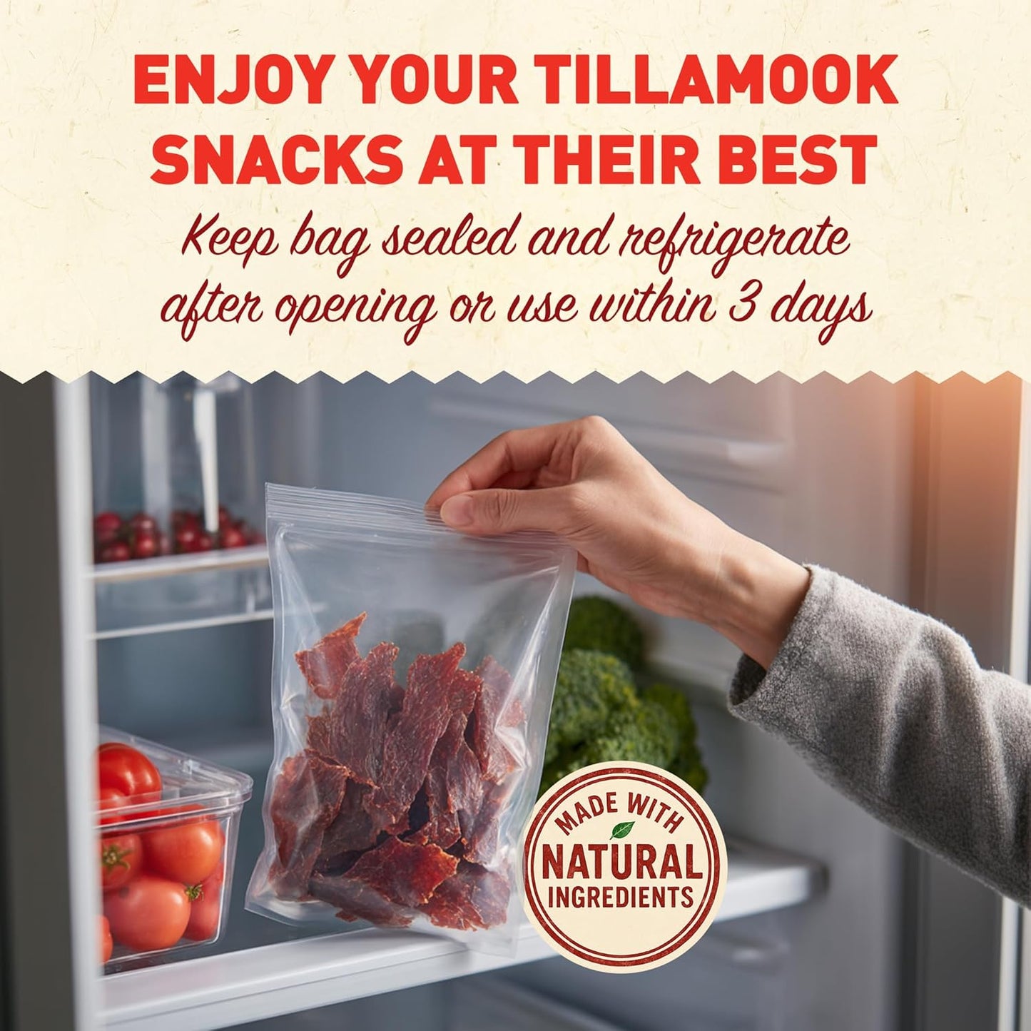 Tillamook Country Smoker Smoked Sausage Sticks – Commute Snack for Professionals and Parents, 9g Protein Grab and Go