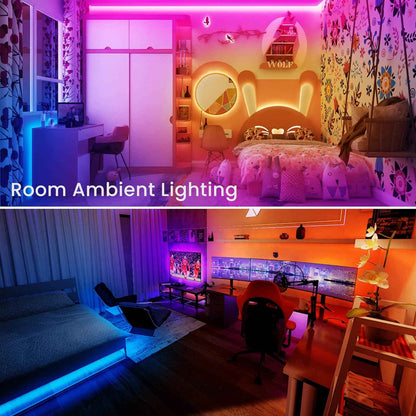 LuminoGlow Bluetooth Light Strip – Thoughtful Housewarming Gift for New Apartment Owners, 16 Million Colors