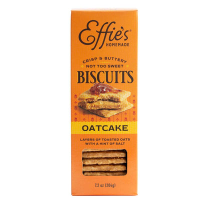 Effie's Homemade Biscuits - Oatcakes - Elegant Housewarming Gift for Women, Gourmet Pantry Basket