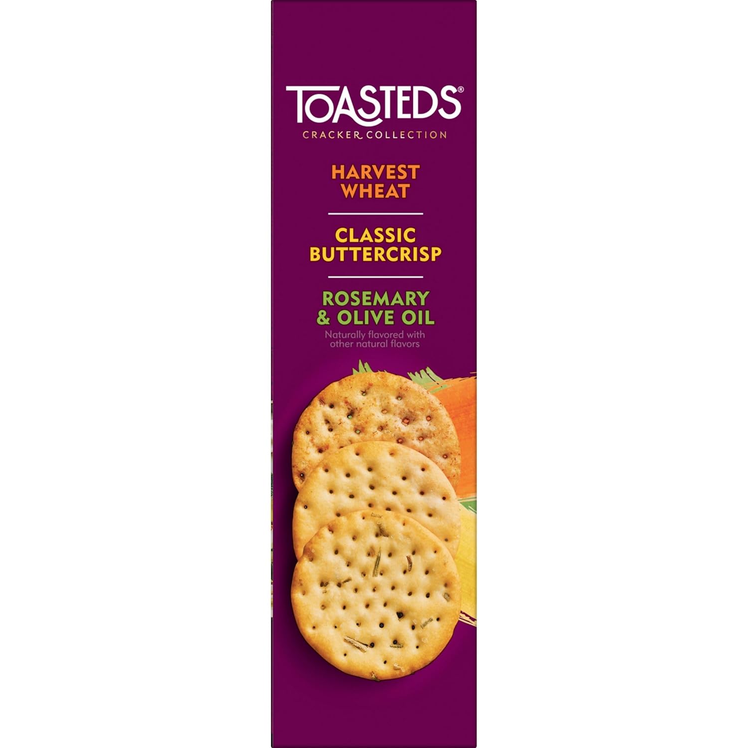 Toasteds Cracker Collection – Patio Entertaining Cracker Variety for Outdoor Cheese Boards, 12oz