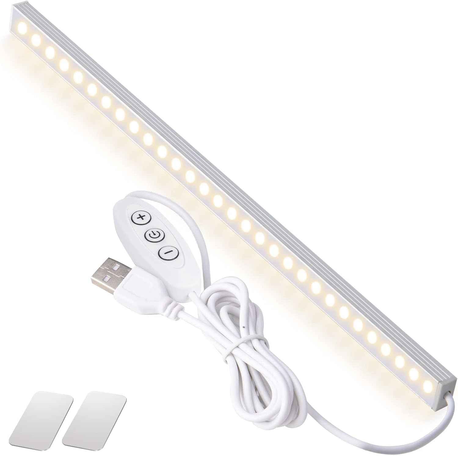 LuminAura Flicker-Free 12-Inch LED — Eye-Soothing Vanity and Reading Light for Nightly Wind-Down