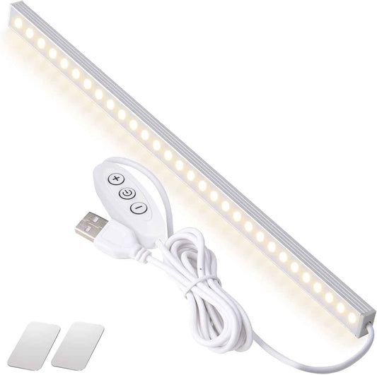 LuminAura Flicker-Free 12-Inch LED — Eye-Soothing Vanity and Reading Light for Nightly Wind-Down