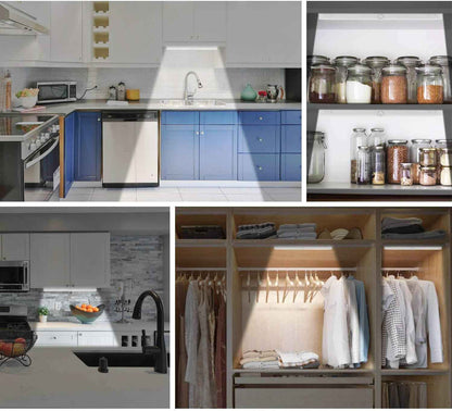 BLS T01L Motion Sensor Light – Minimalist Wire-Free Pantry and Closet Bar Light with Adjustable Swivel Beam