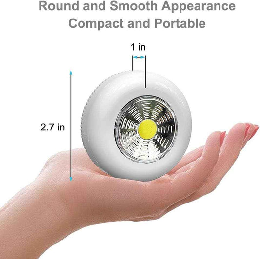 Brilliant Evolution Tap Light 6 Pack – Child-Safe Cordless Night Lights for Nursery, Playroom and Kids' Bedrooms