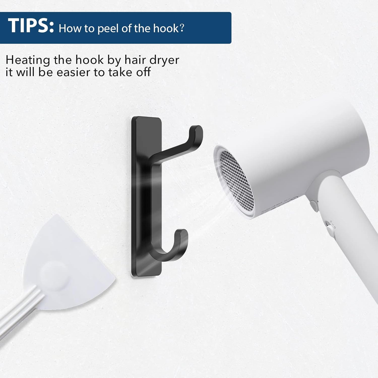 Towlz Rust-Proof Wall Hooks for RV and Camper Storage, Compact Adhesive Hooks That Withstand Travel Vibration
