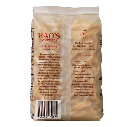 Rao's Homemade Casarecce Pasta, 16oz — Clean-Label Italian Import with Only Durum Wheat and Water for Mindful Home Cooking