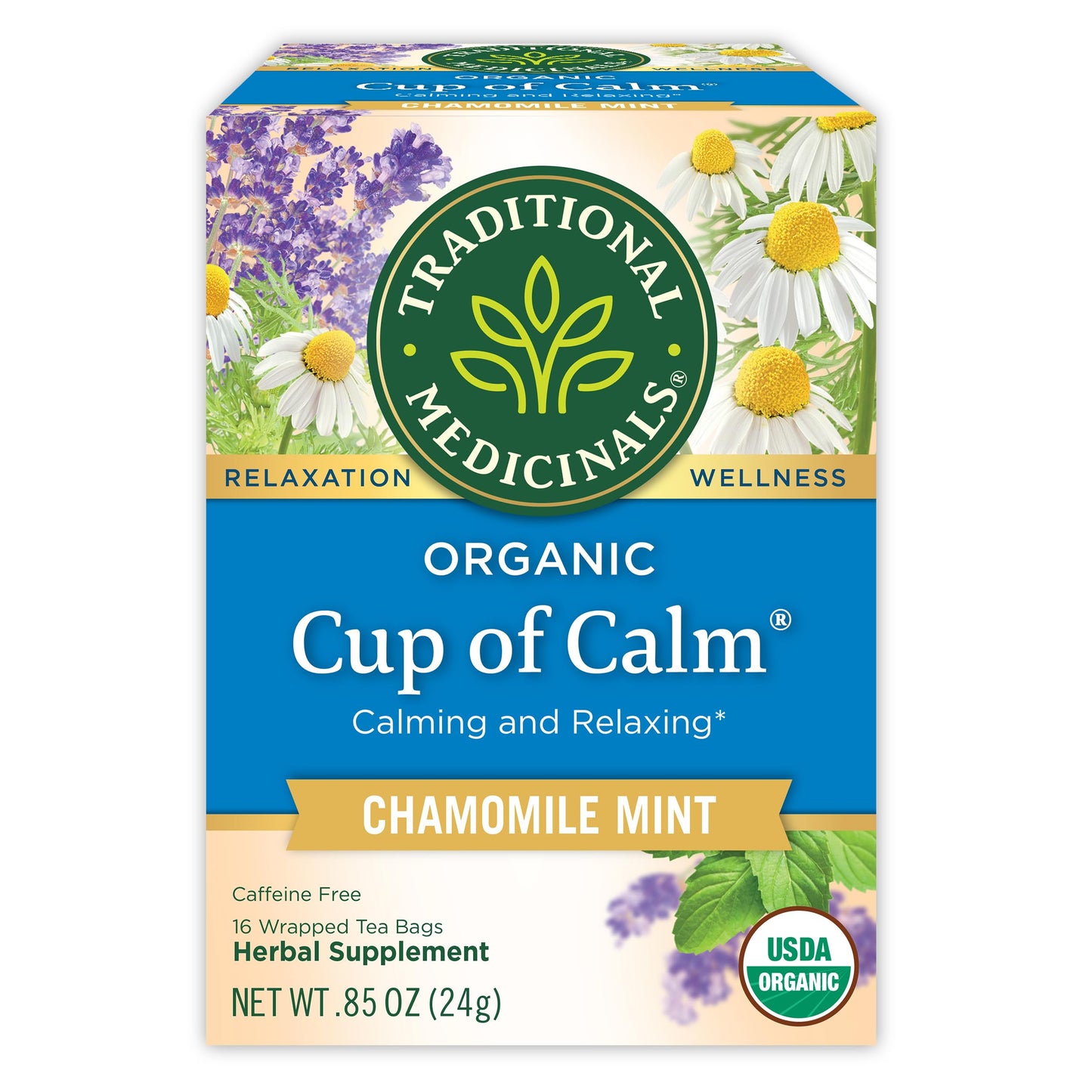 Traditional Medicinals Organic Lemon Balm Tea – Clean-Label Herbal Brew for the Intentional Kitchen Counter