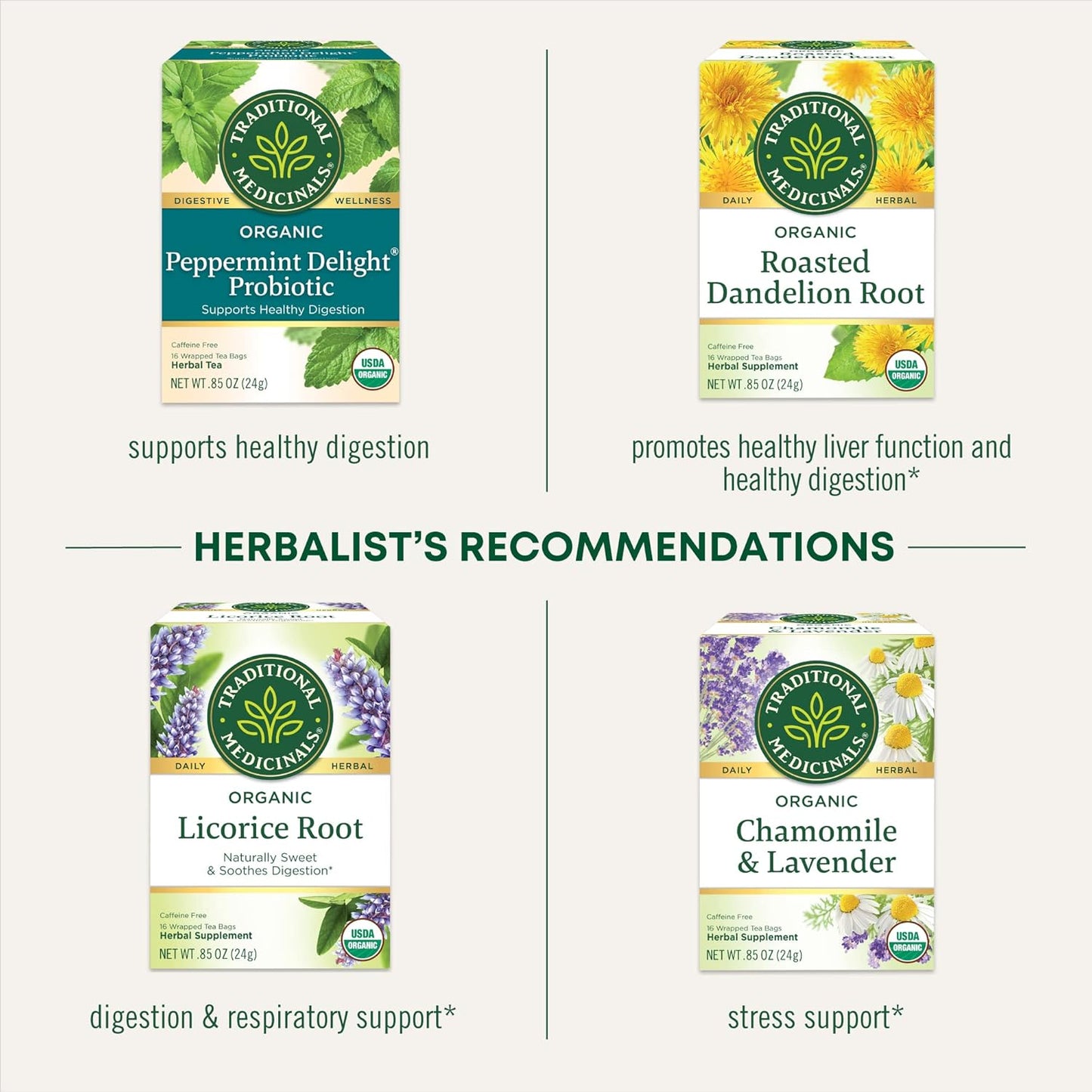 Traditional Medicinals Smooth Move – Cramp-Reduced, Caffeine-Free Laxative Tea Without Harsh Stimulants