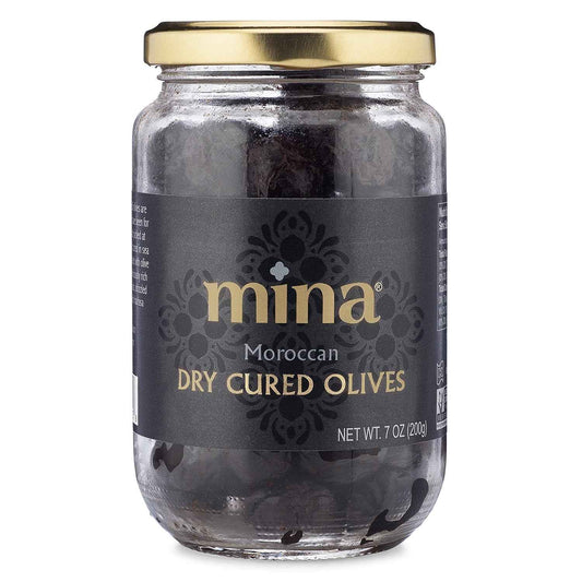 Mina Beldi Dry Cured Olives – Resealable Picnic and Camping Snack for Outdoor Mezze Spreads