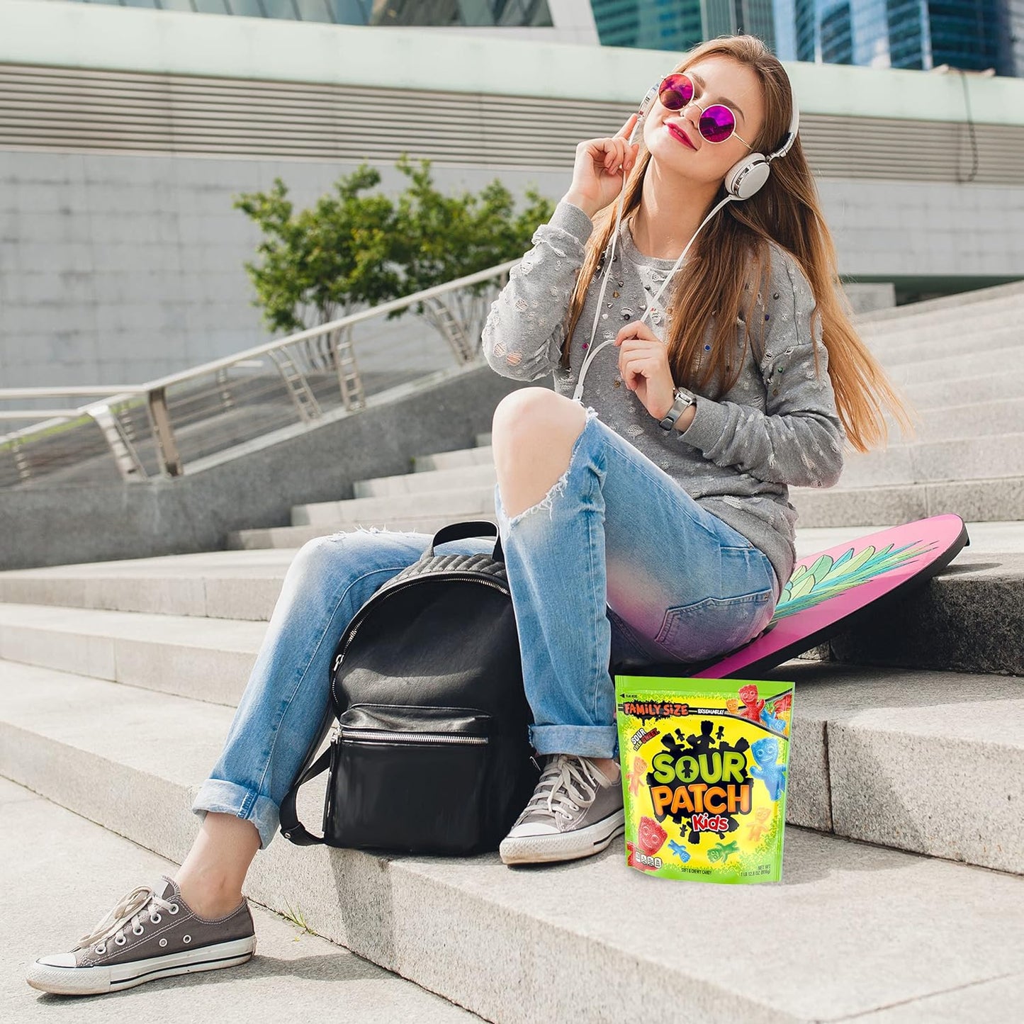 traditional sour patch kids shape for instant brand recognition