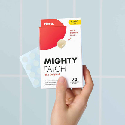 Mighty Patch Original by Hero Cosmetics – Kid-Friendly Spot Treatment for Sons, Daughters, and Shared Family Bathrooms