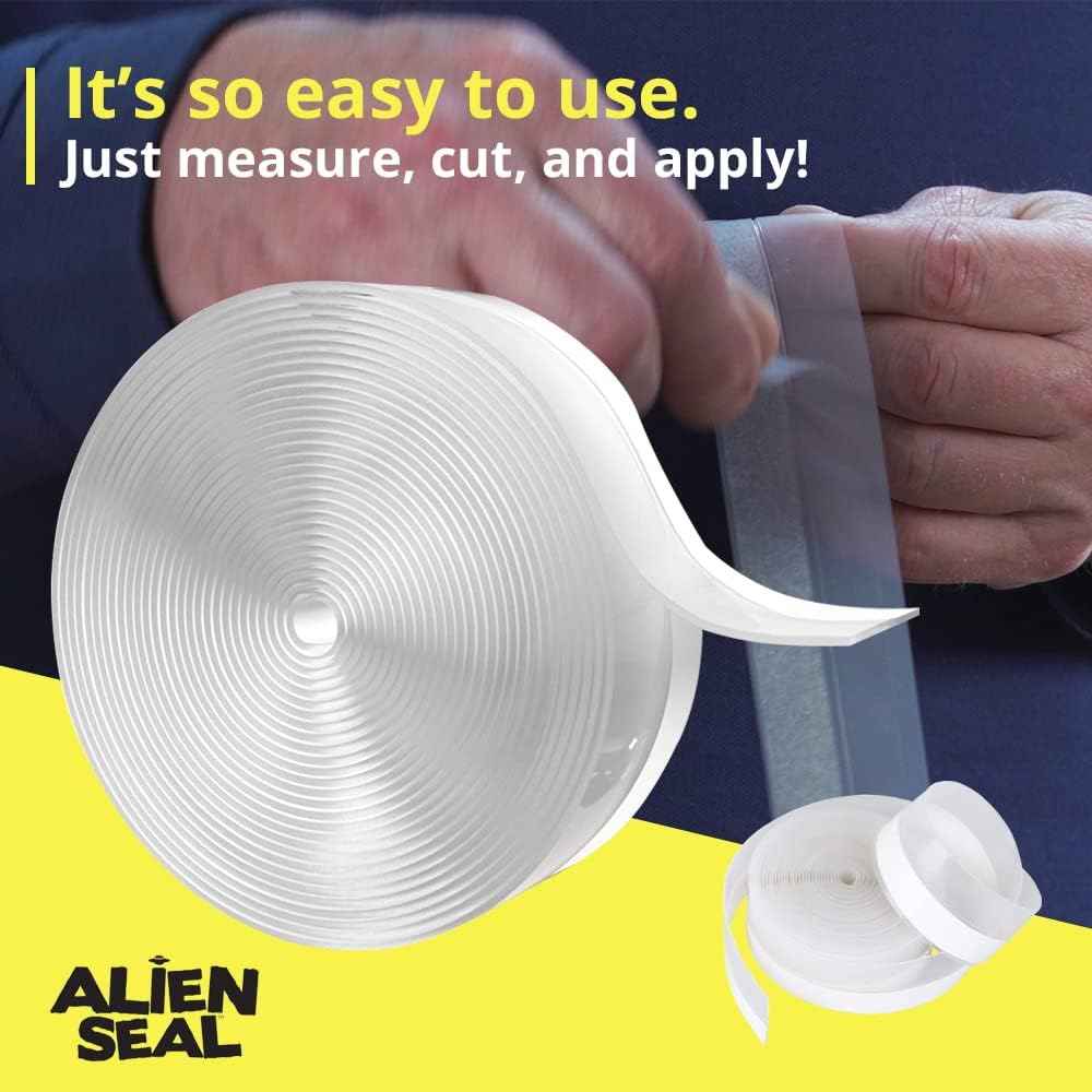 Alien Draft Seal – Invisible Draft Stopper for Bedroom Windows and Front Door Entryways