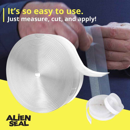 Alien Draft Seal – Invisible Draft Stopper for Bedroom Windows and Front Door Entryways